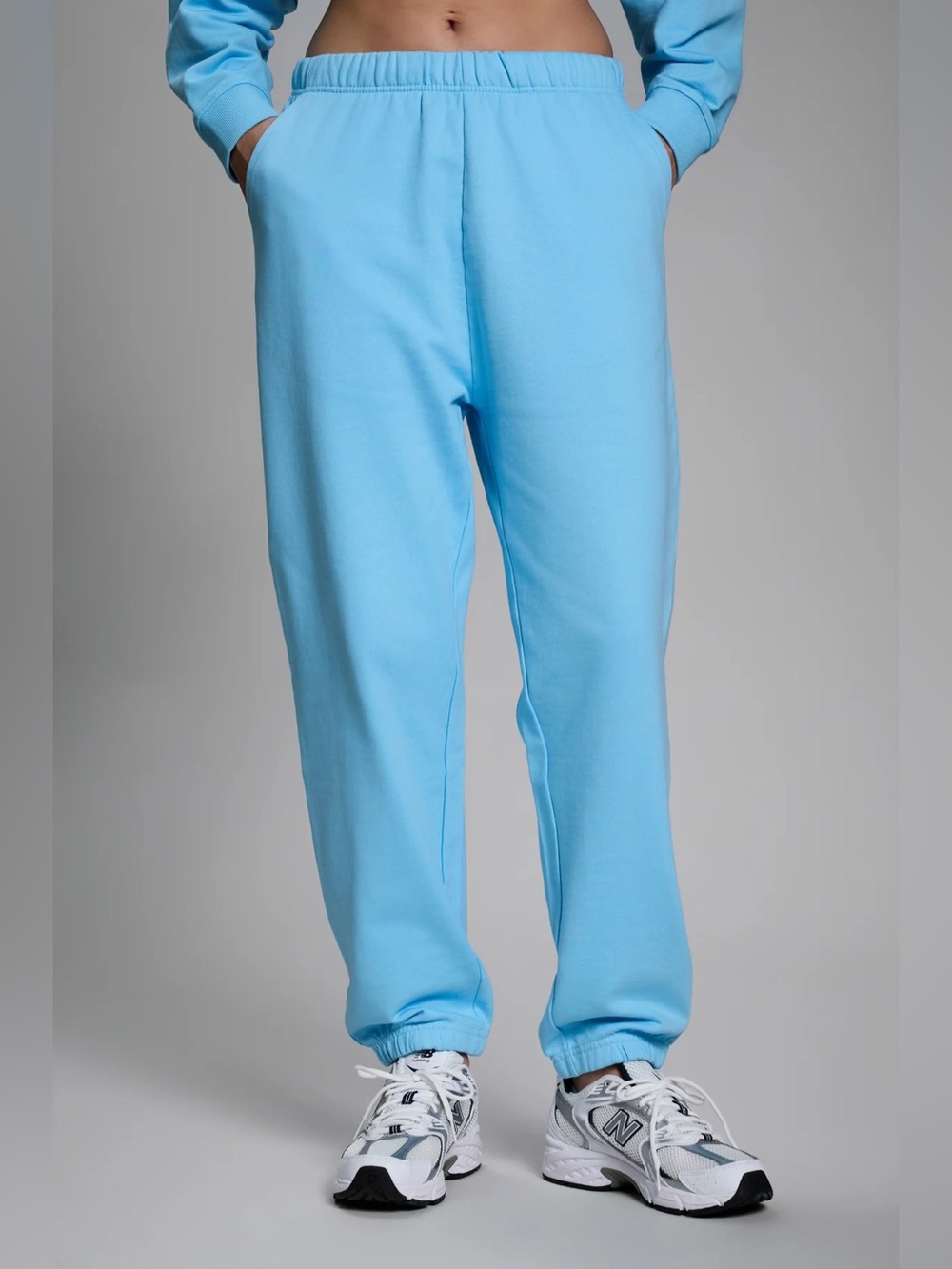 Year of Ours x FFF Sky Blue Cotton Jogger Sweatpants XS/S NWT Oversized